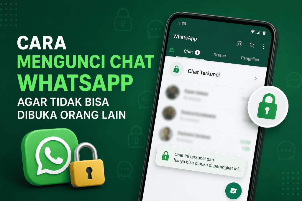 Cara Mengunci Chat WhatsApp